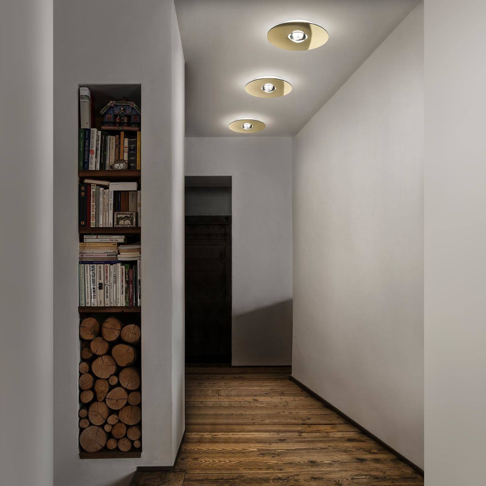 Bugia Single Plafond 2700K Brons Lodes - Metall
