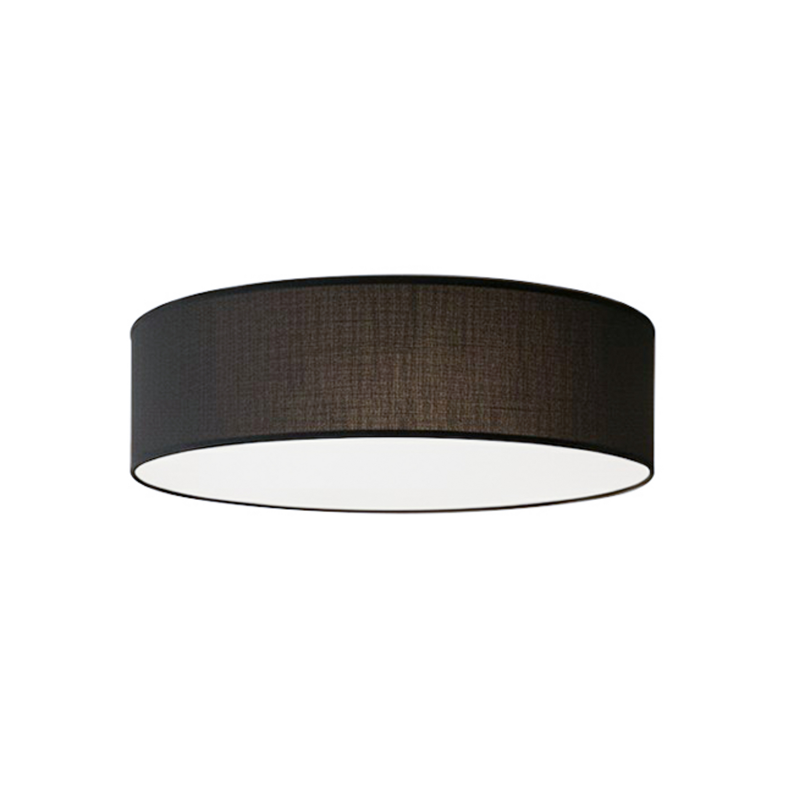 Plafonnier Marshall, noir, Ø 50 cm, métal/rotin Plafonnier Marshall, noir, Ø 50 cm, métal/rotin