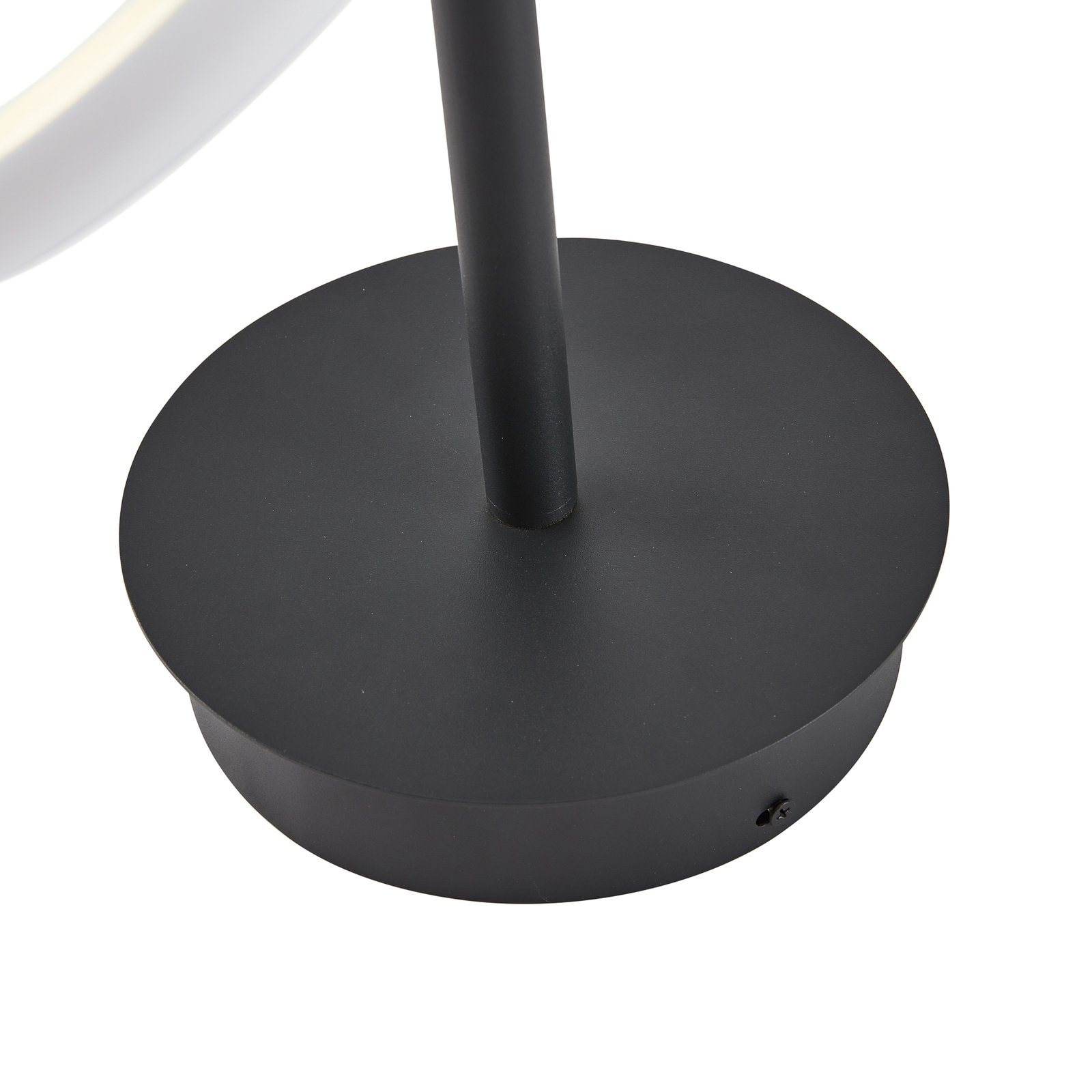 Plafonieră cu LED Lucande Madu, negru, metal, înălțime 75 cm