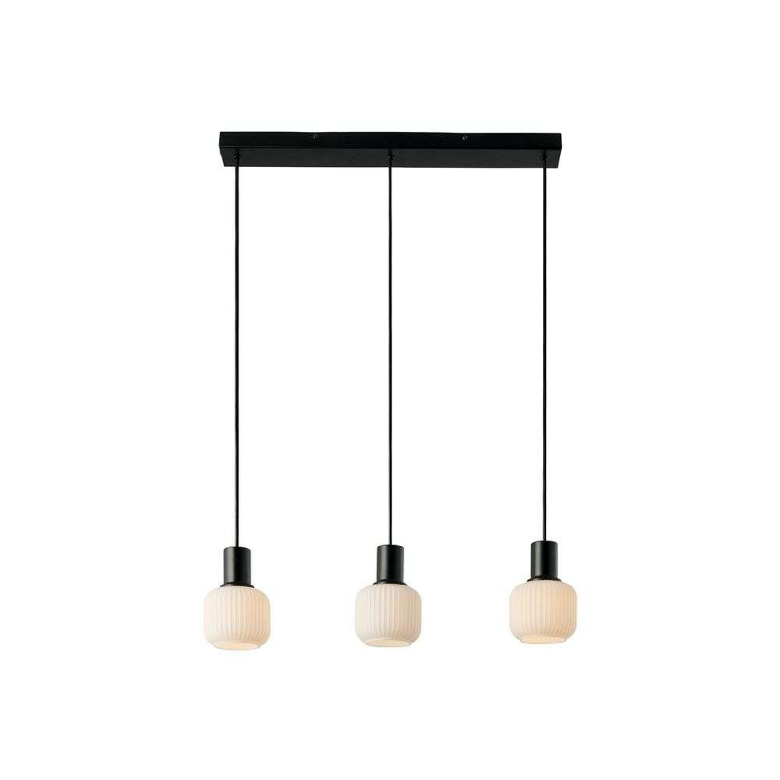 Milford 3 Mini Pendant Rail Black - Nordlux