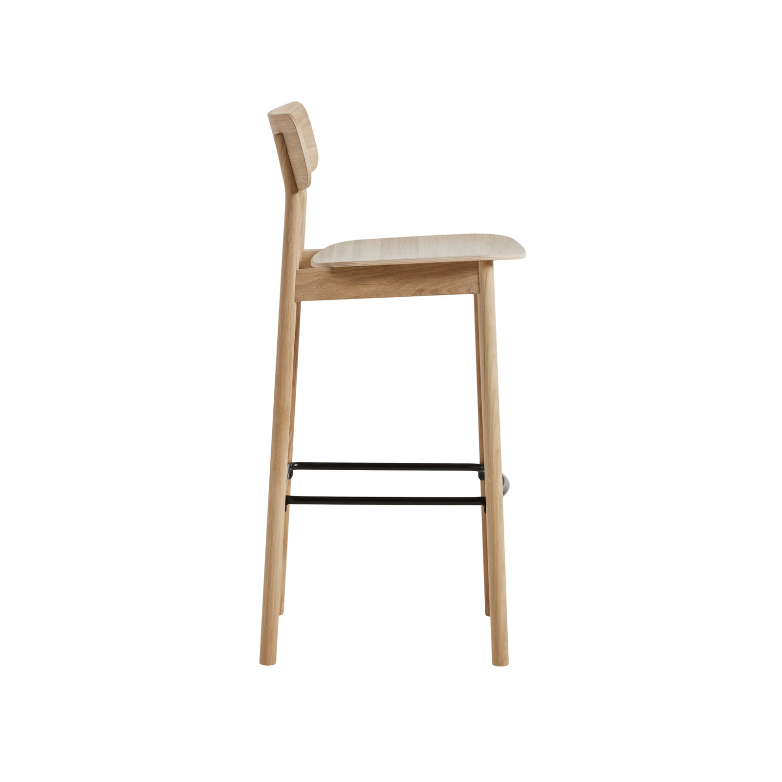 Tabouret de bar Soma, bois clair, hauteur 101 cm, chêne - Woud Tabouret de bar Soma, bois clair, hauteur 101 cm, chêne - Woud