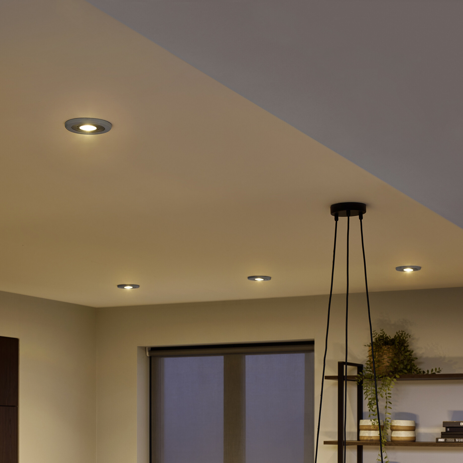OSRAM Εντοιχισμένος προβολέας, χρώμα ανοιχτό μπετόν/νικέλιο, Ø 12 cm, GU10-LED OSRAM Εντοιχισμένος προβολέας, χρώμα ανοιχτό μπετόν/νικέλιο, Ø 12 cm, GU10-LED