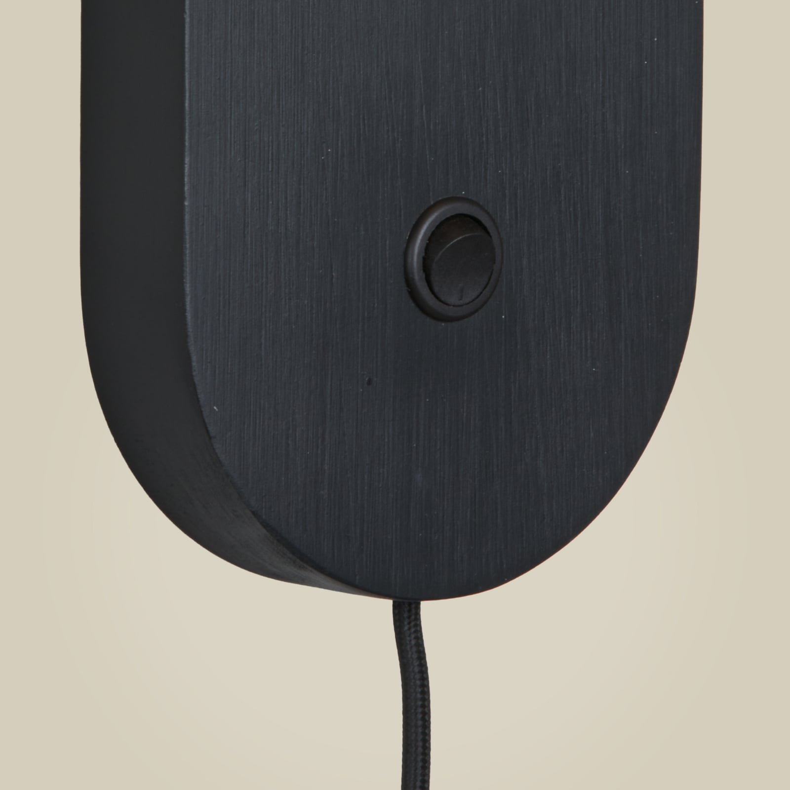 GOOD & MOJO Applique Java, nera, vetro/bambù, spina