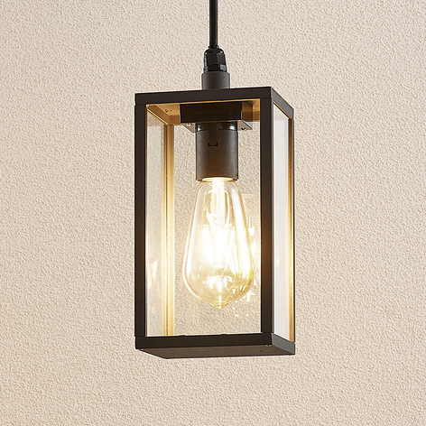 Lindby Filimon suspension, gris foncé, E27