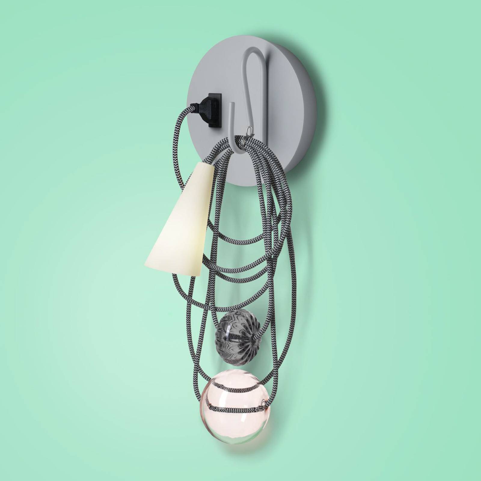 Foscarini Filo LED-Wandleuchte, Amethyst Queen günstig online kaufen