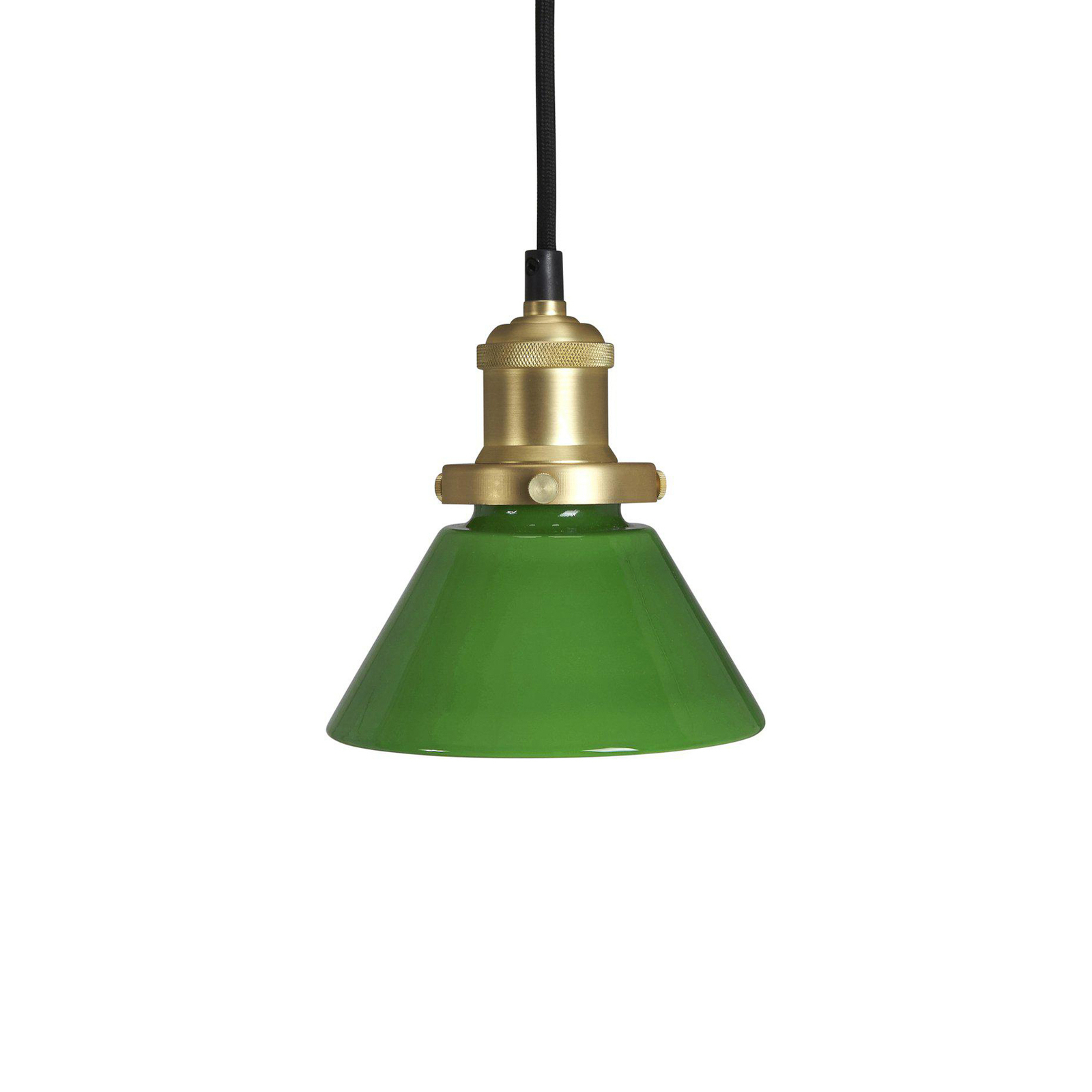 PR Home lampada a sospensione August, verde, Ø 15 cm
