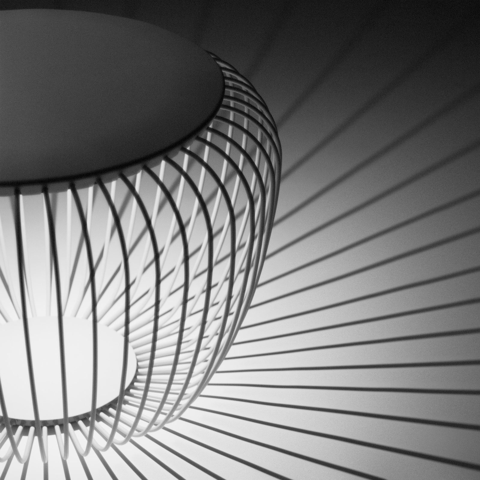 Meridiano 4710 Außenleuchte, Ø 64 cm, creme - Vibia Meridiano 4710 Außenleuchte, Ø 64 cm, creme - Vibia