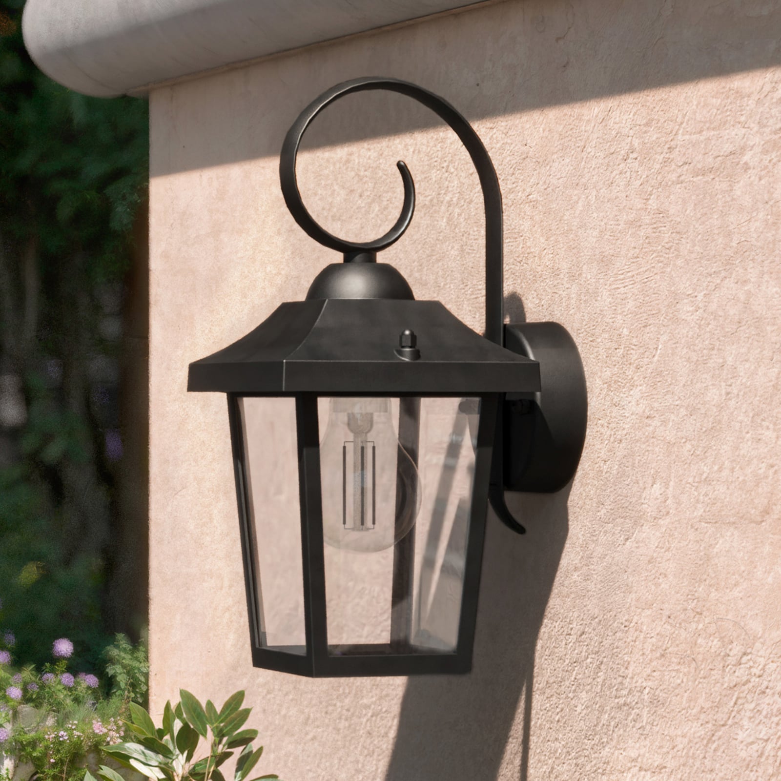 myGarden Buzzard Candeeiro de parede exterior preto - Philips