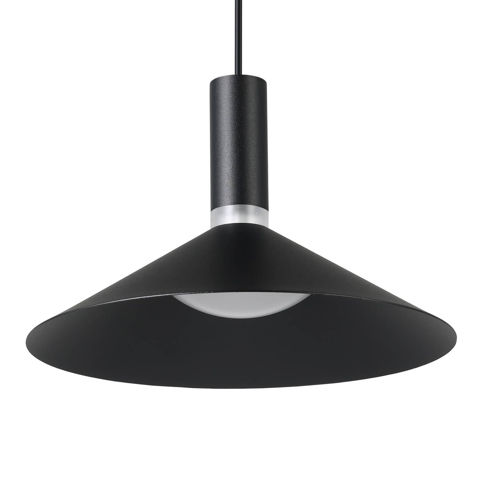 Inteligentny żyrandol Conomavilla-Z, czarny 92 cm 3-punktowy CCT RGB