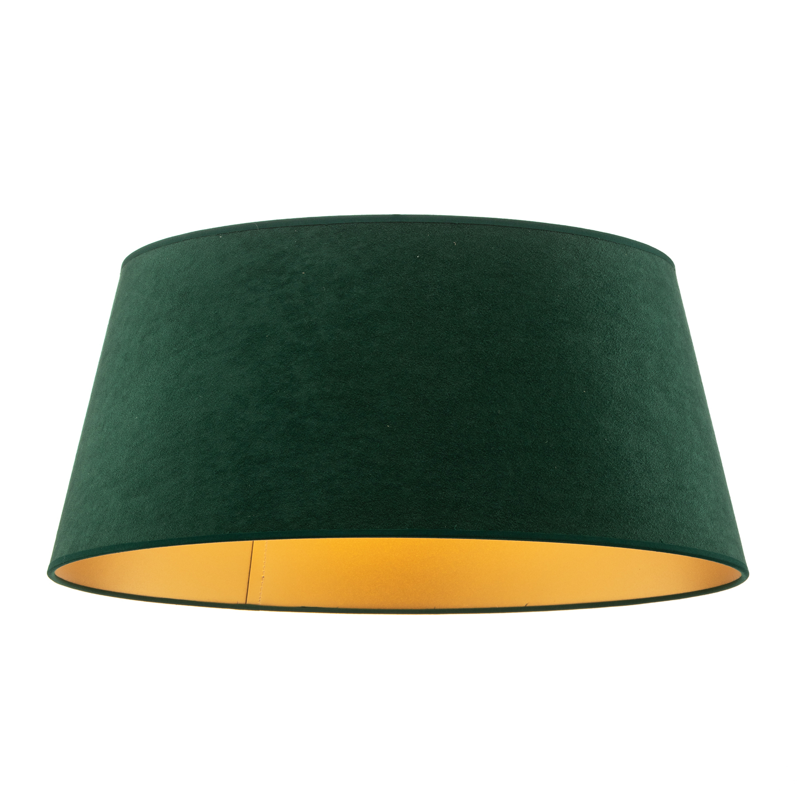 Cone lámpaernyő 22,5 cm magas, sötétzöld/arany