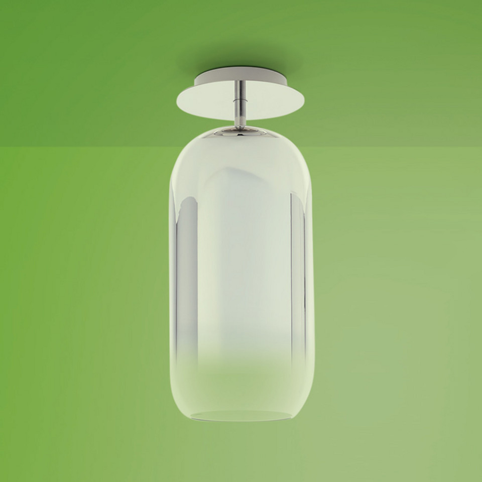 Artemide Gople Mini Plafond, metallisk från Artemide