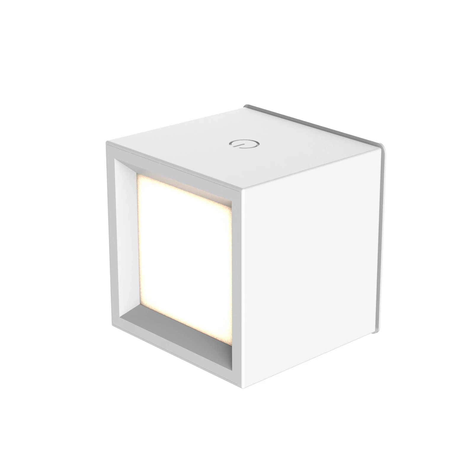 Newgarden LED lampă de perete reîncărcabilă Box 8, alb, 7.5x7.5cm