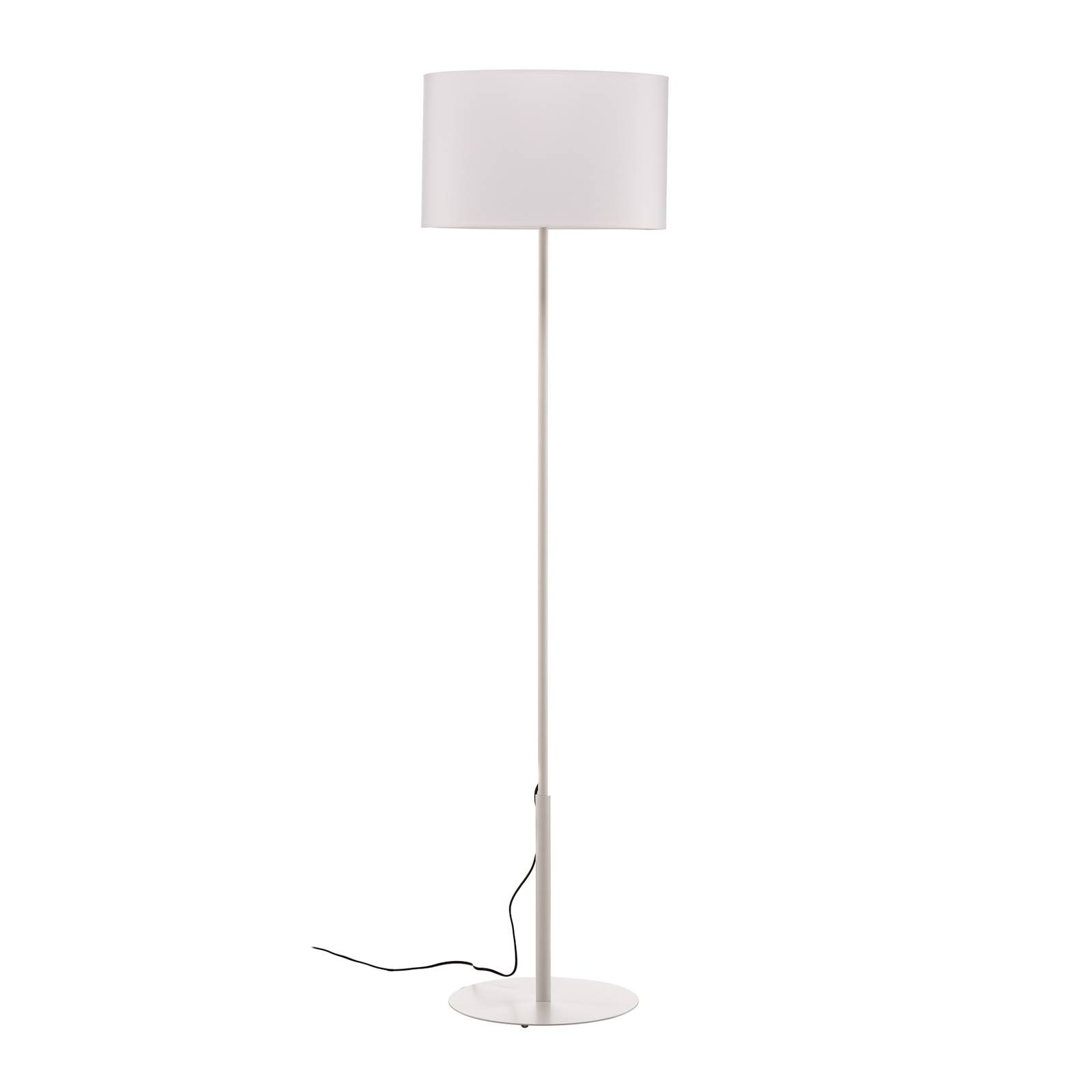 Lampadaire Soho cylindrique droit blanc