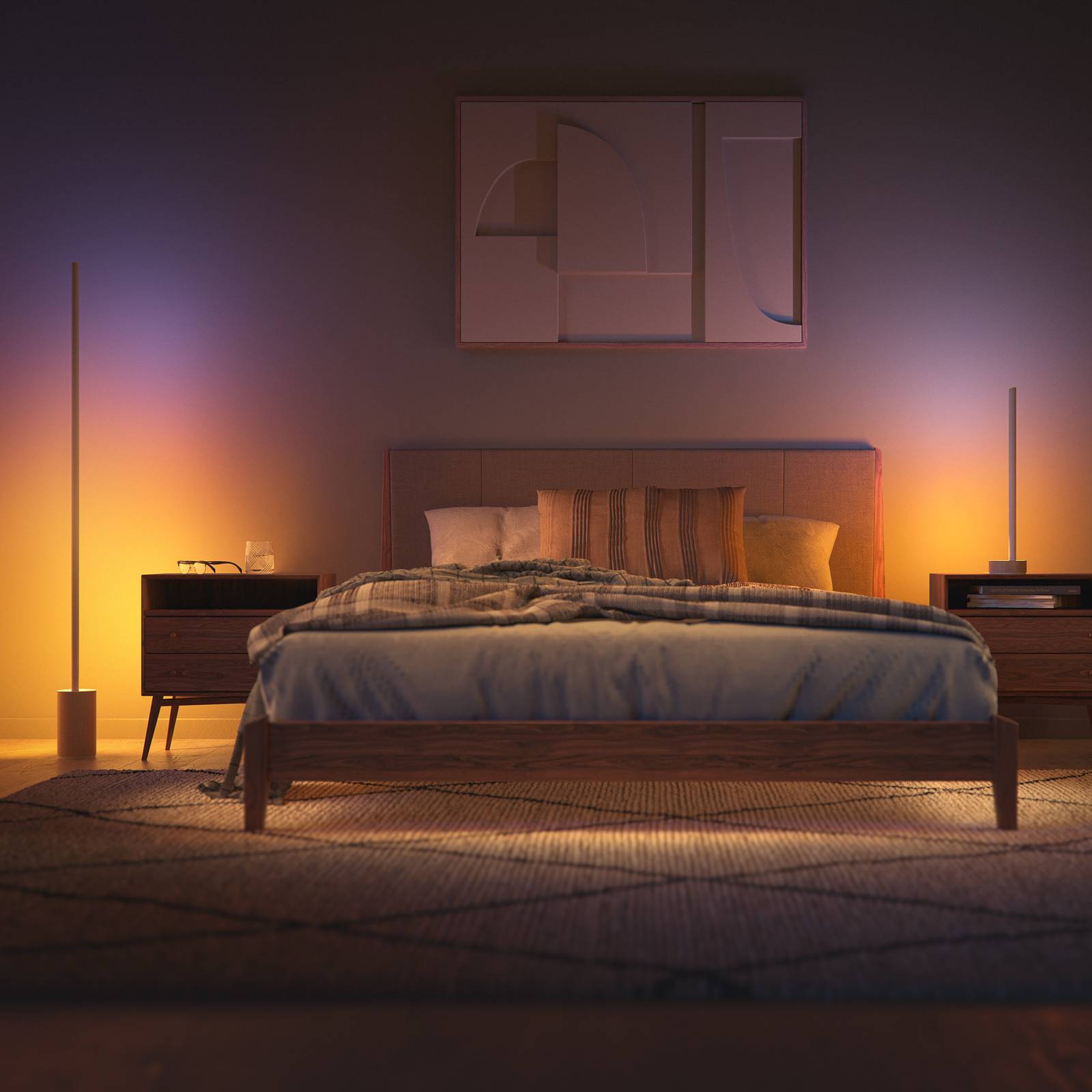 Philips Hue Gradient Signe Oak lampa stojąca LED