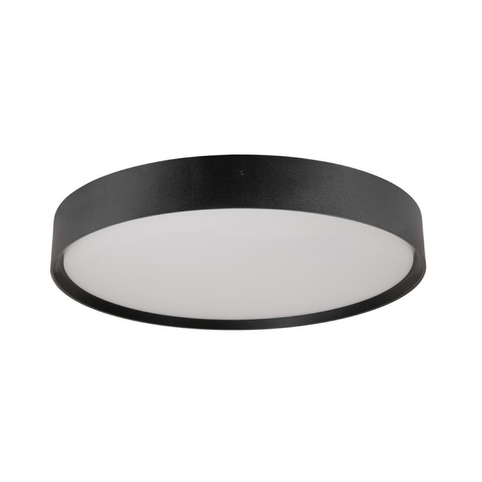 SLV LED-kattovalaisin Decona, Ø 42 cm, musta, metalli, CCT