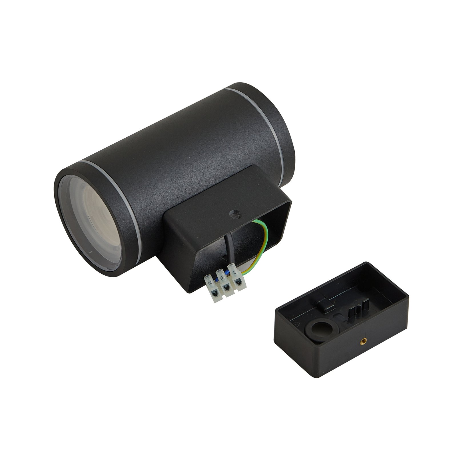 Valtin Smart LED Applique Murale d'Extérieur Noir - Lindby