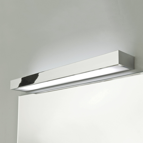 Förkromad vägglampa TALLIN IP44 60 cm