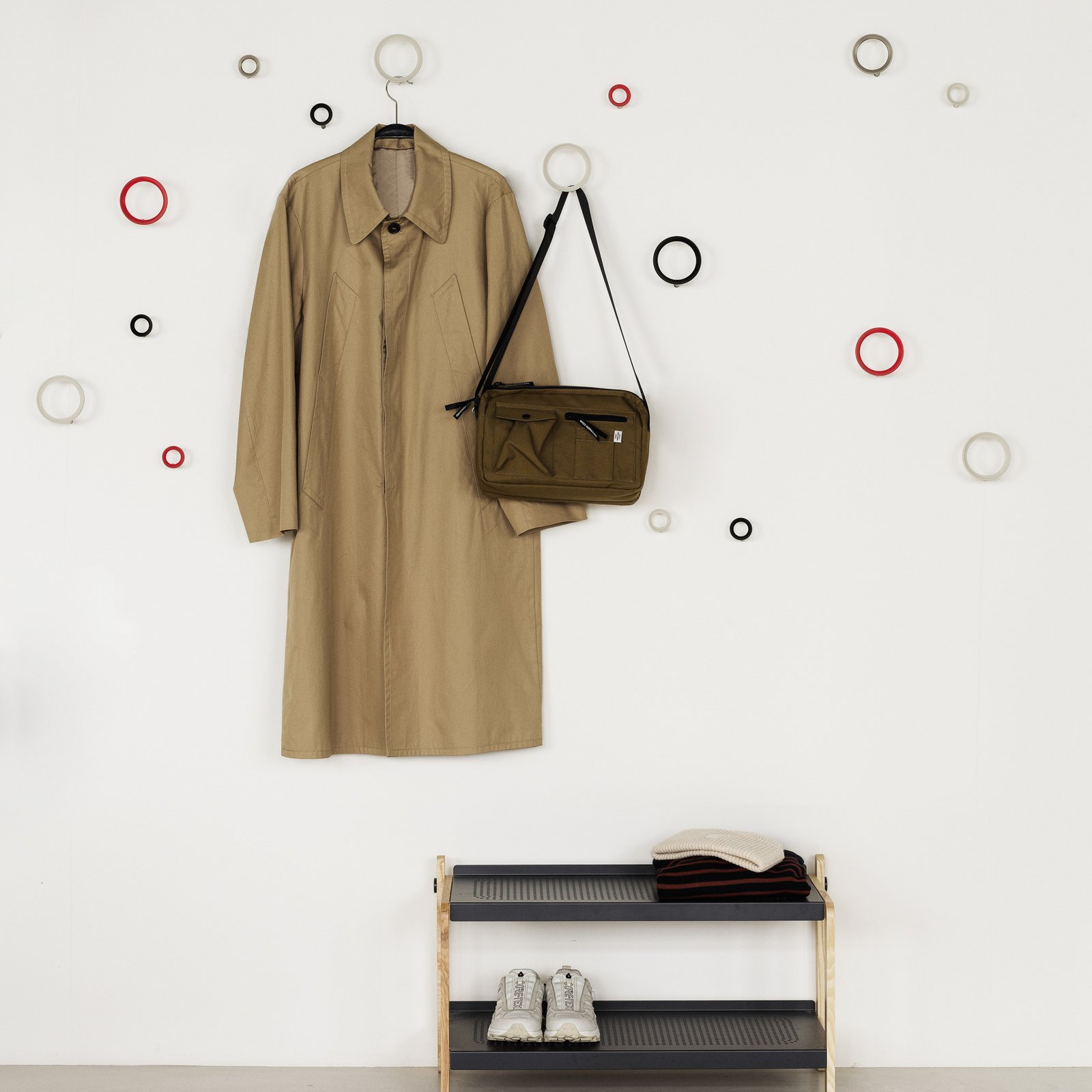 Loop Kleiderhaken Large Black - Normann Copenhagen