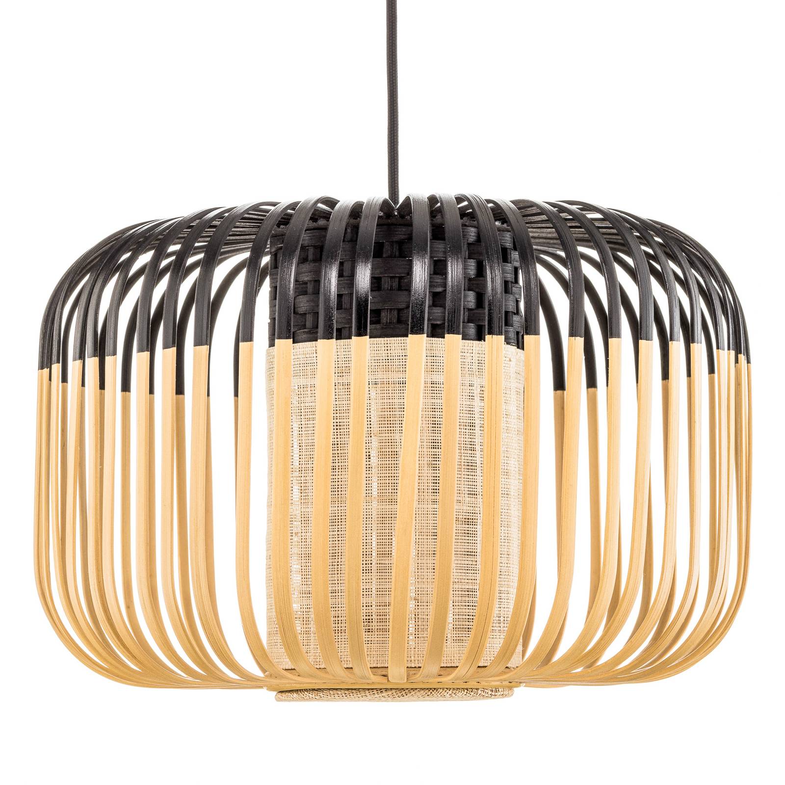 Forestier Bamboo Light S lampa wisząca 35cm czarna