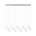 EGLO Stars Of Light LED hanging light Pianopoli chrome, L. 140cm