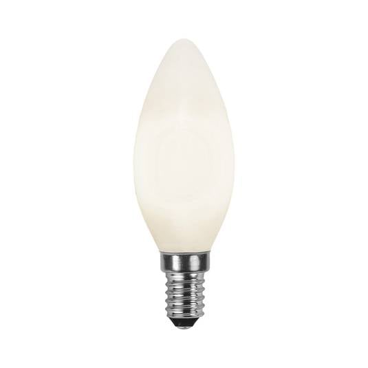 Ampoule bougie LED E14 2 700 K opale Ra90 3 W