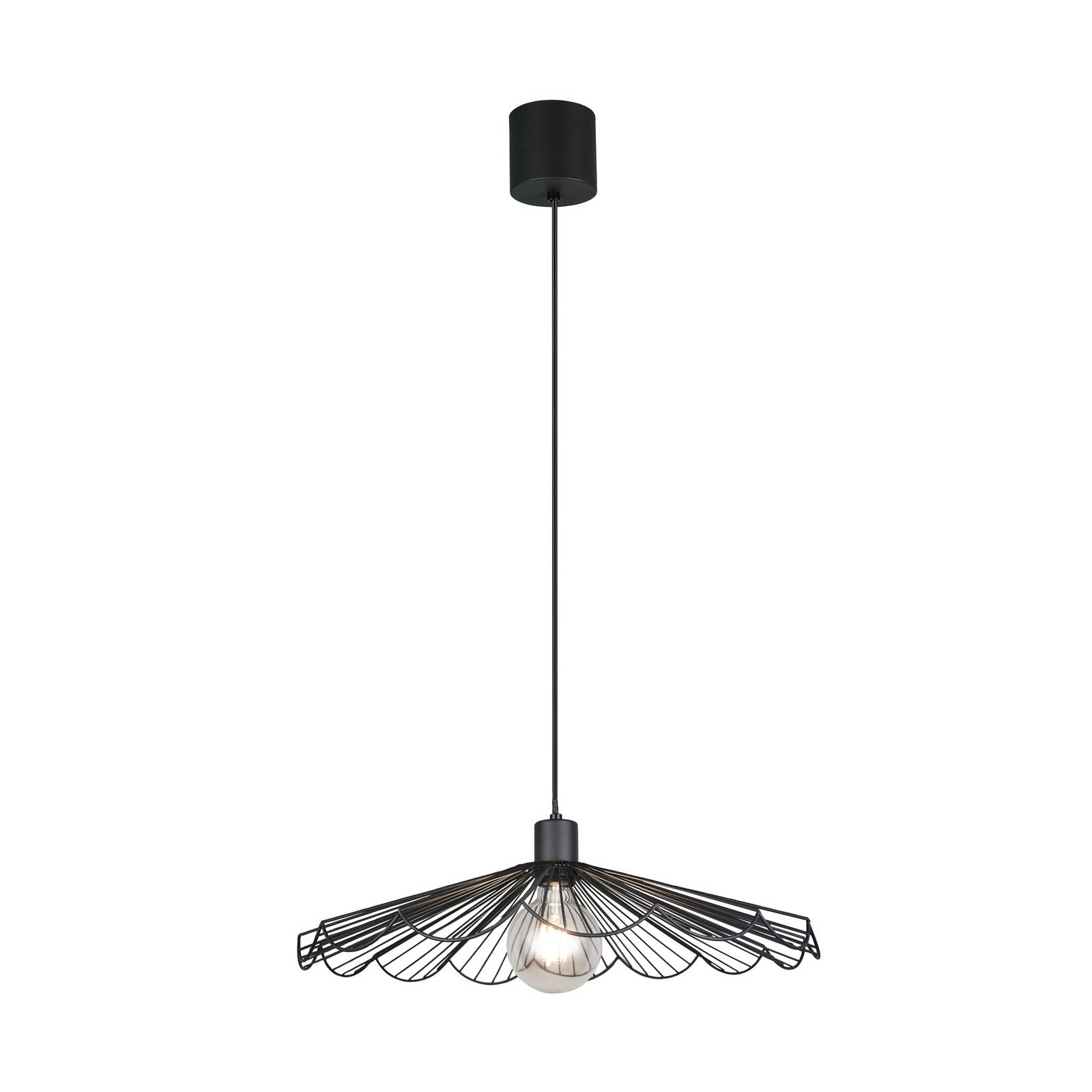 Pendelleuchte Margarita, Ø 50 cm, schwarz, E27, Metall