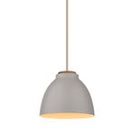 Nivå Lámpara Colgante Ø14 Grey/Wood - Halo Design