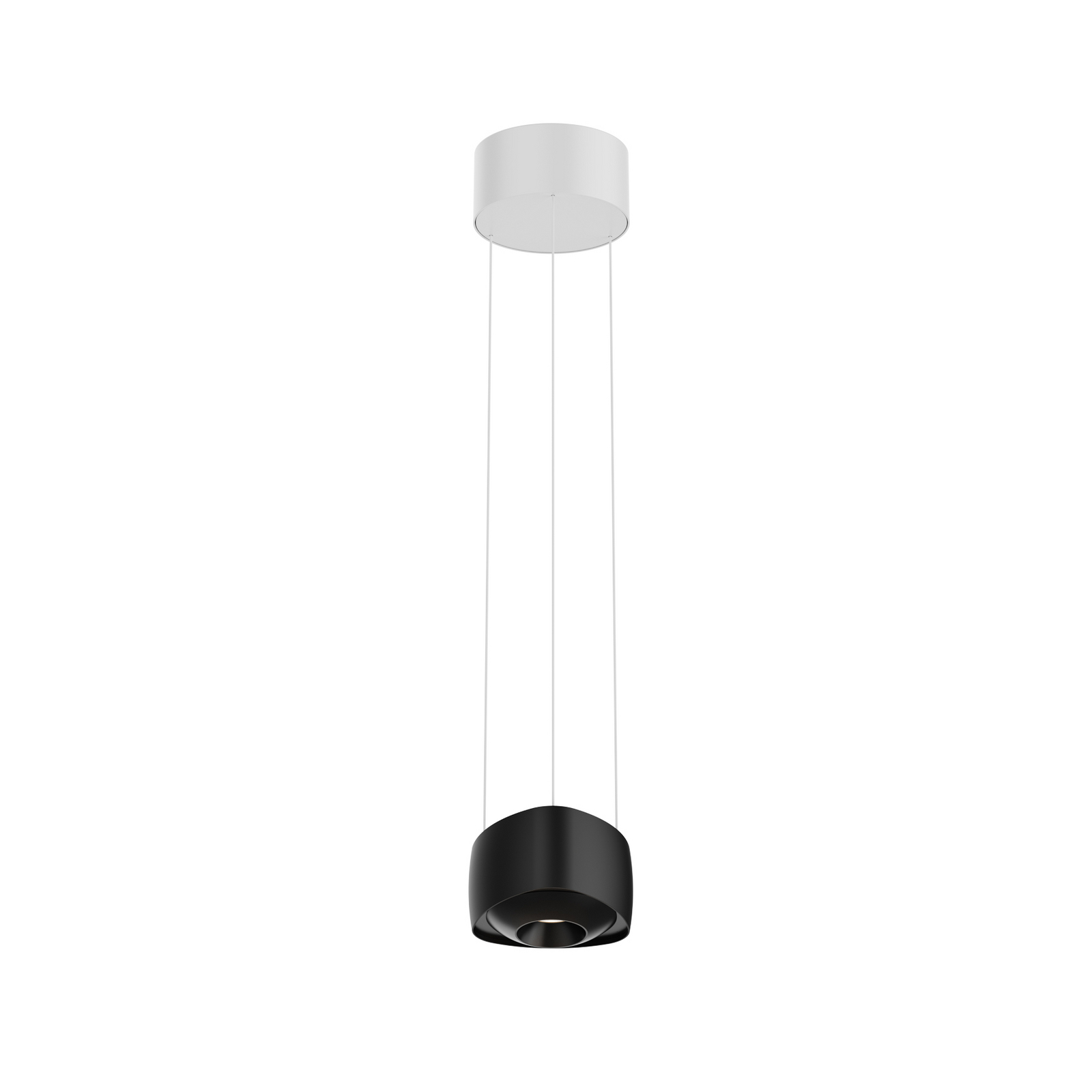 LOOM DESIGN LED závesné svietidlo Air, čierna, 13 cm, hliník