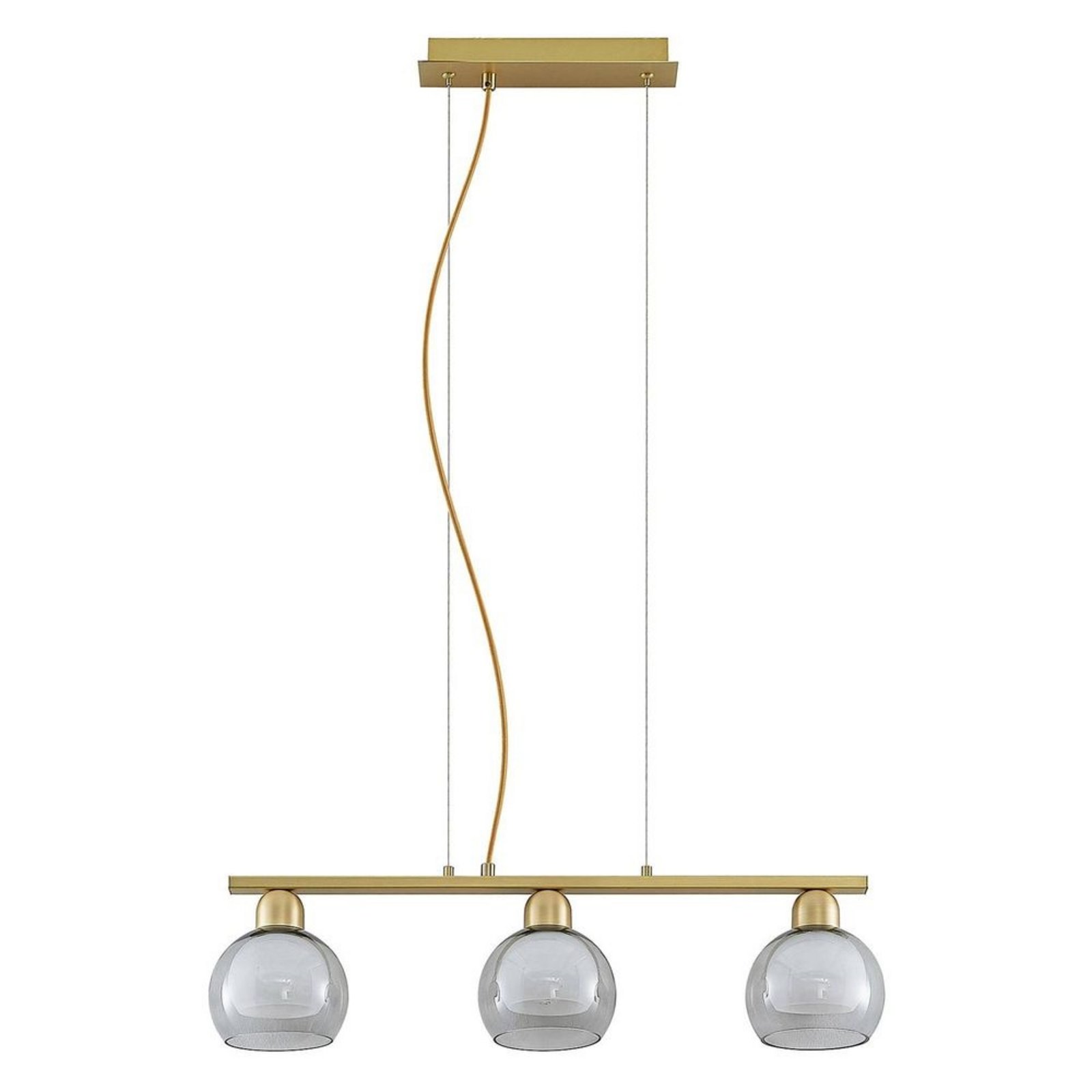 Mylah 3 Lustră Pendul L680 Brass - Lucande