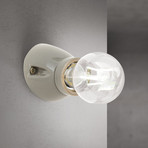 Wandleuchte Frost, Keramik, E27