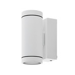 Außenwandlampe ShoreLine Pro Round up/down, weiß, GU10