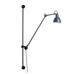 214 Vegglampe Round svart/blå – Lampe Gras