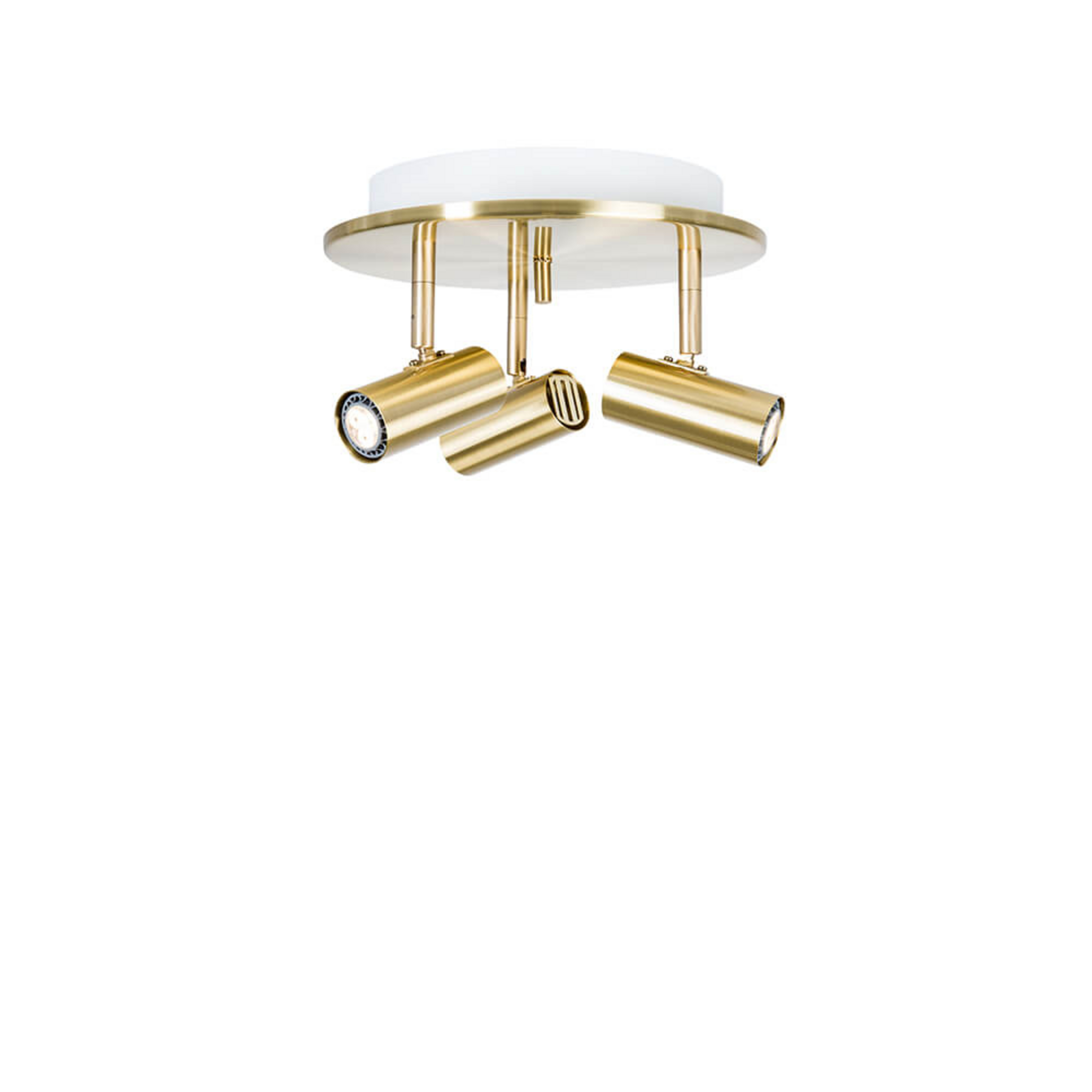 Cato Triospot Ceiling Lamp Polished Brass - Belid