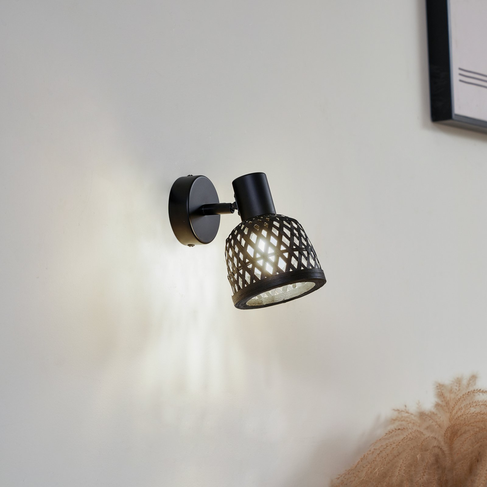 Eskil Applique Murale Ø10 Noir - Lindby