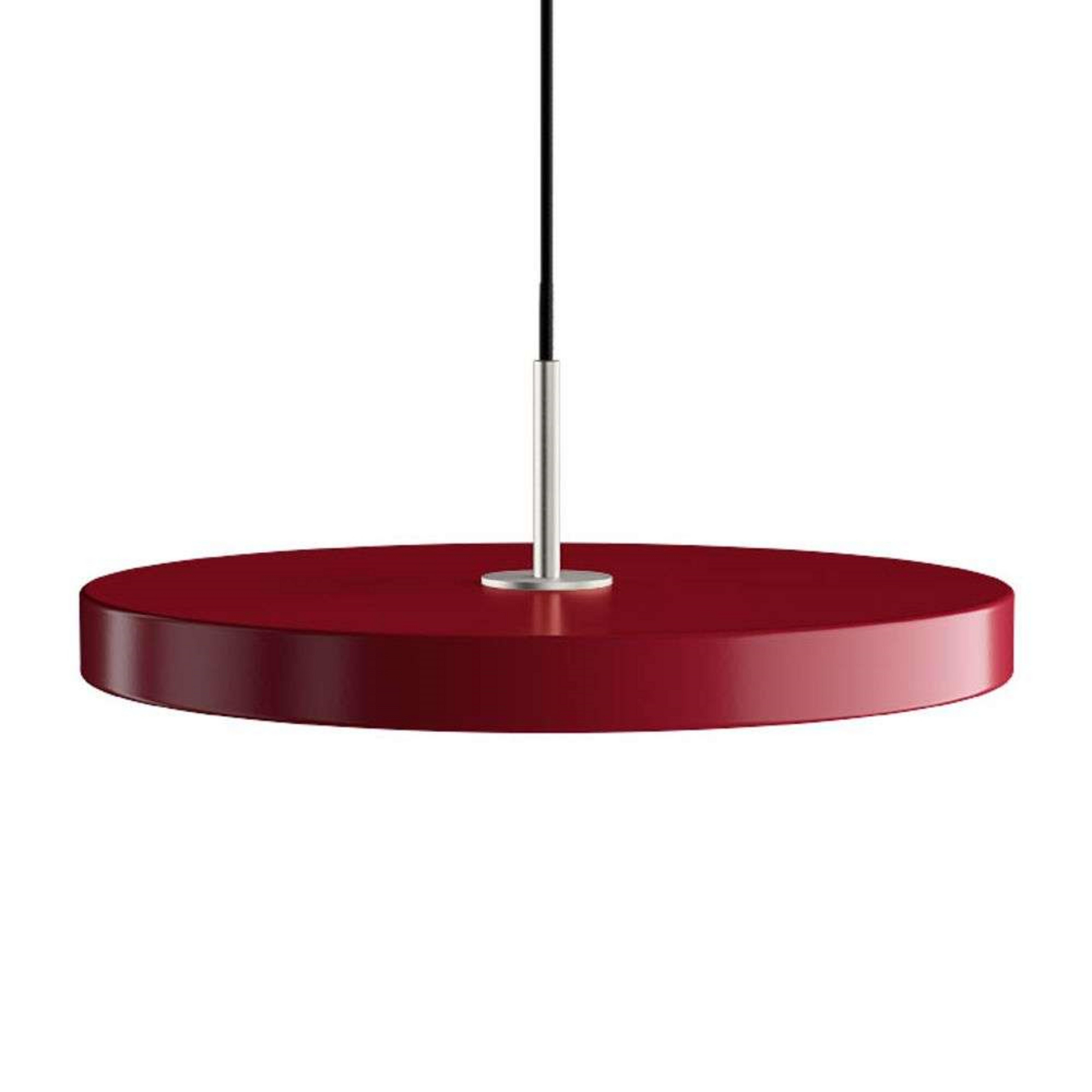 Asteria Pendelleuchte Medium Ruby Red/Steel Top - UMAGE