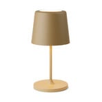LUMEN LED-akkukäyttöinen pöytälamppu, ruskea, 23 cm, IP44 – Halo Design