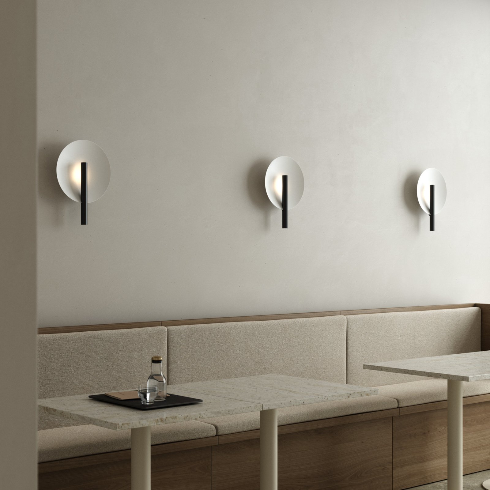 Furiko Lampa Ścienna Black - DFTP