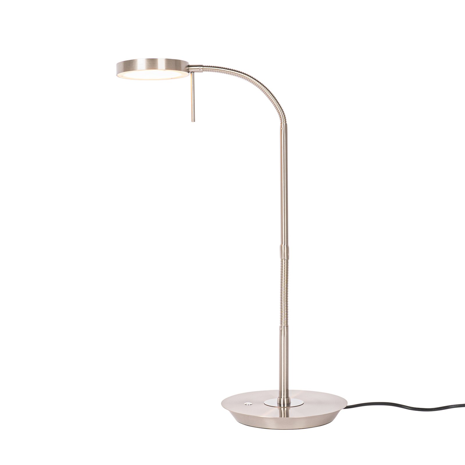 Lindby Sharani stolní lampa LED, CCT, nikl