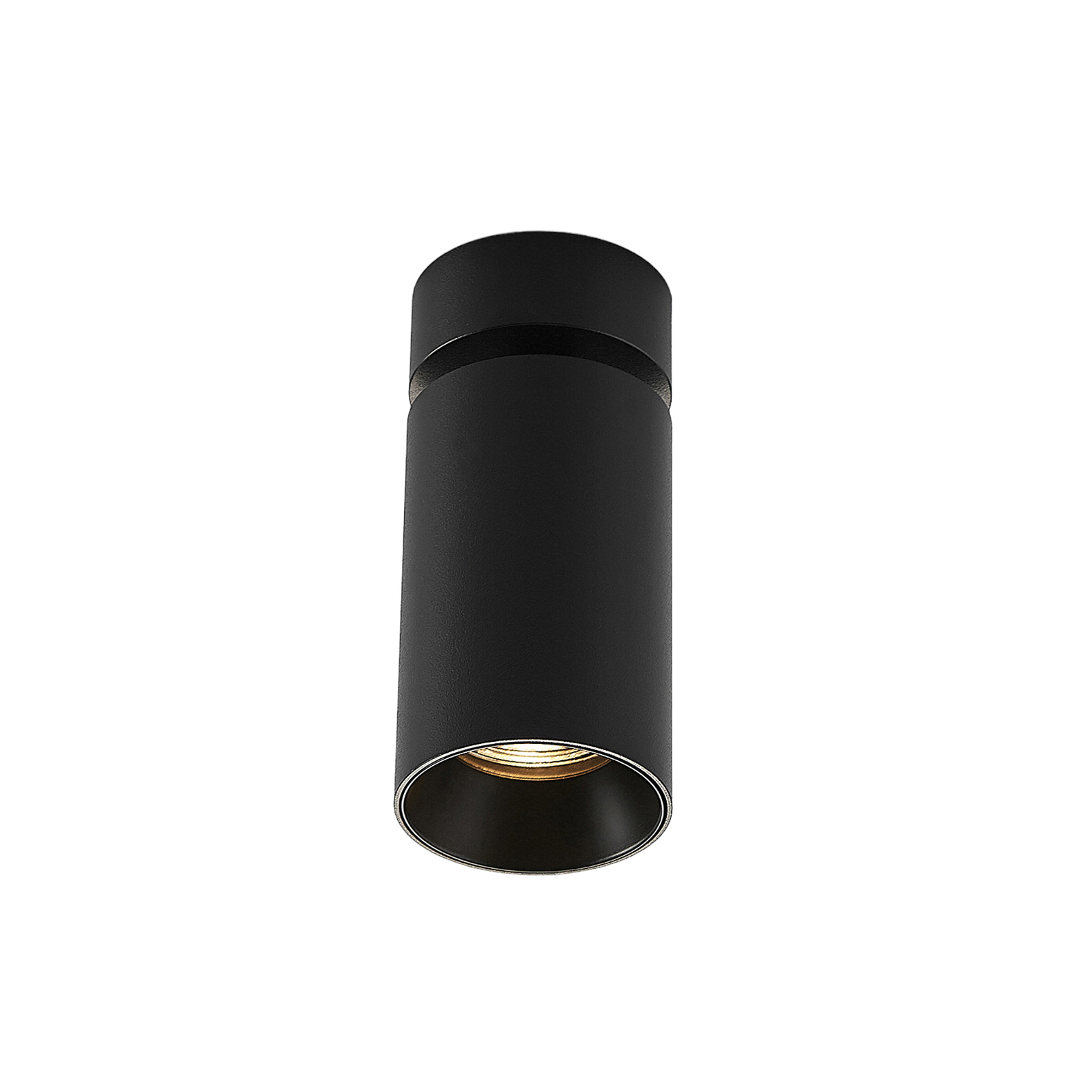Arcchio spotlight Brinja, set of 4, round, black-gold, aluminium