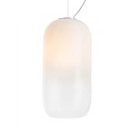 Artemide Candeeiro de suspensão Gople, branco/branco