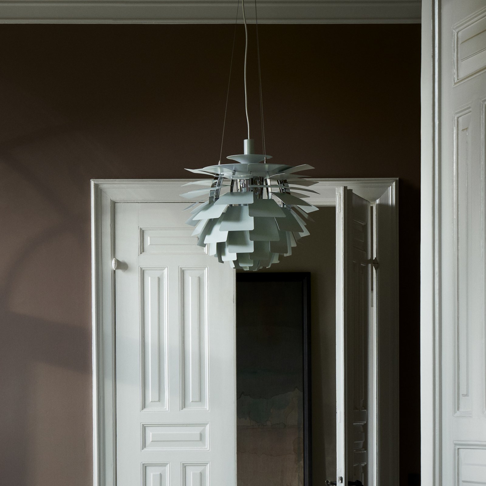 Hängelampe PH Artichoke grün/chrom Ø 48 cm - Louis Poulsen