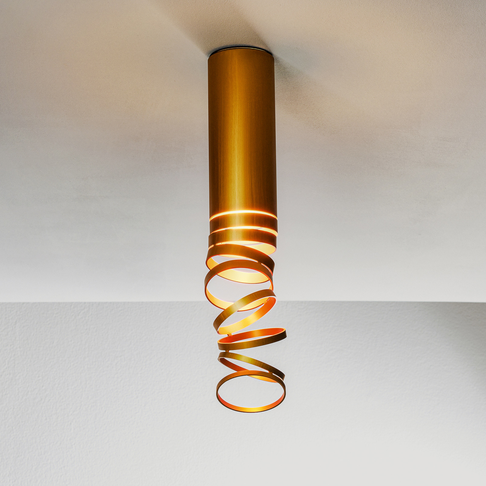 Artemide Decomposé plafonieră aurie - Camera de zi / sufragerie - design - auriu - Metal