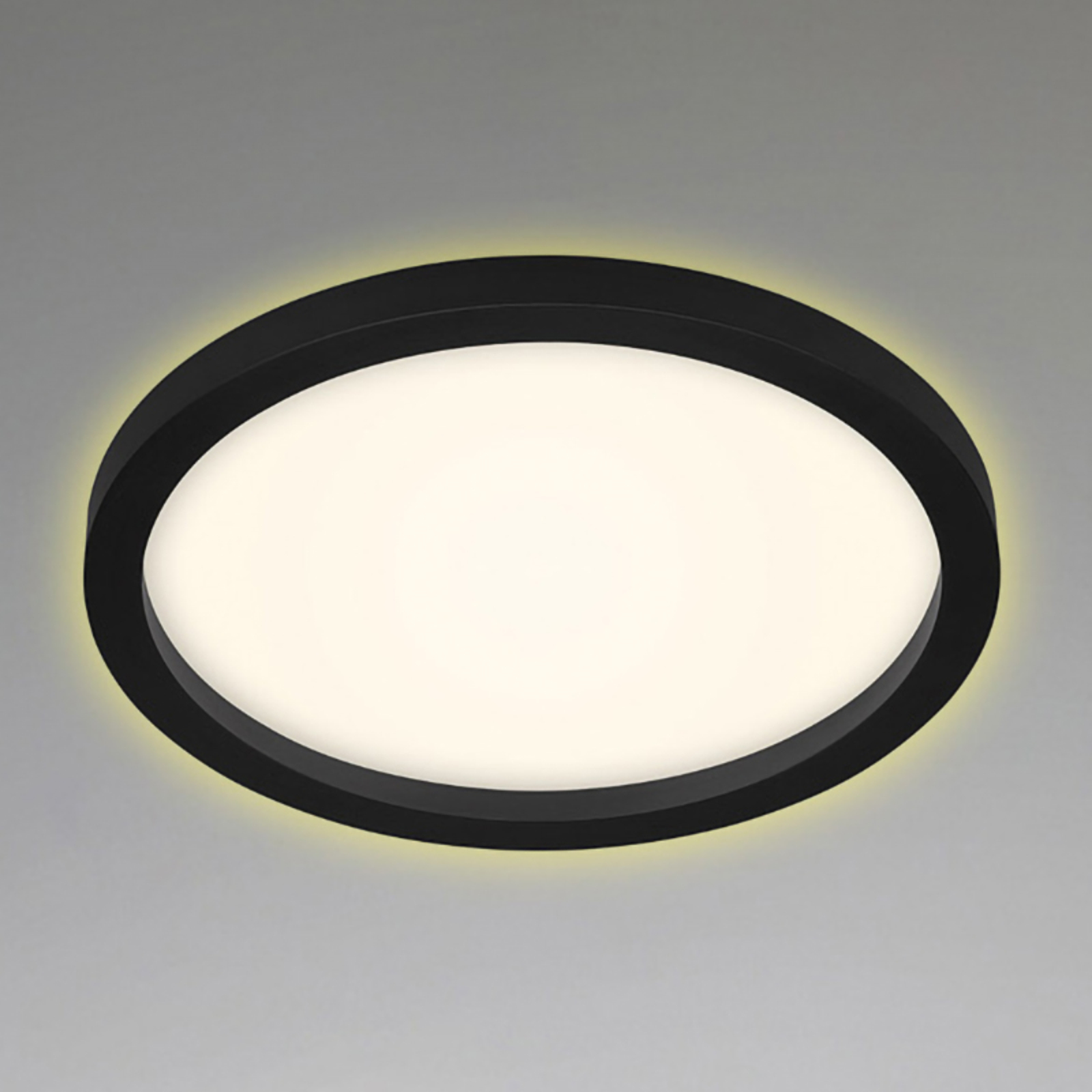 LED plafondlamp 7361, Ø 29 cm, zwart