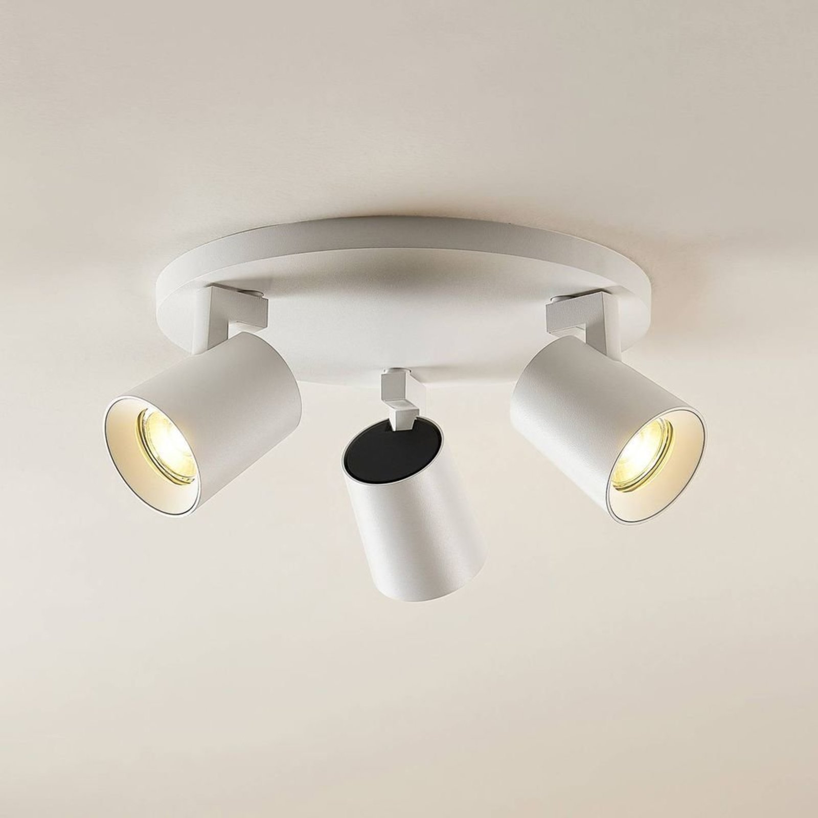 Iavo 3 Round Stropné Lampa White - Arcchio