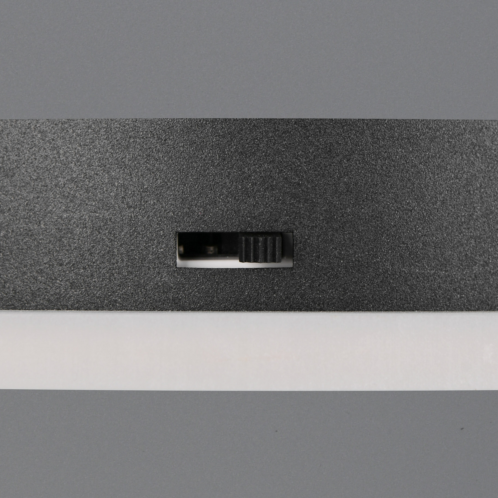 LED griestu lampa Calle, melna, Ø 50 cm, CCT, dimmerējama