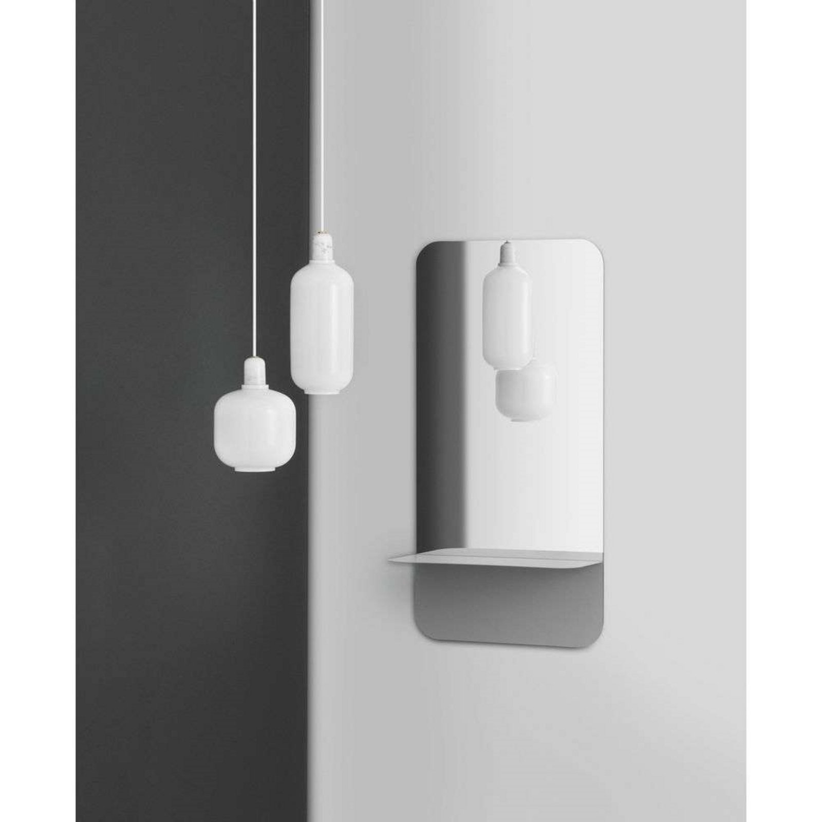 Horizon Mirror Vertical White - Normann Copenhagen