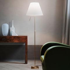 Luceplan Costanza lámpara de pie D13t latón/blanco