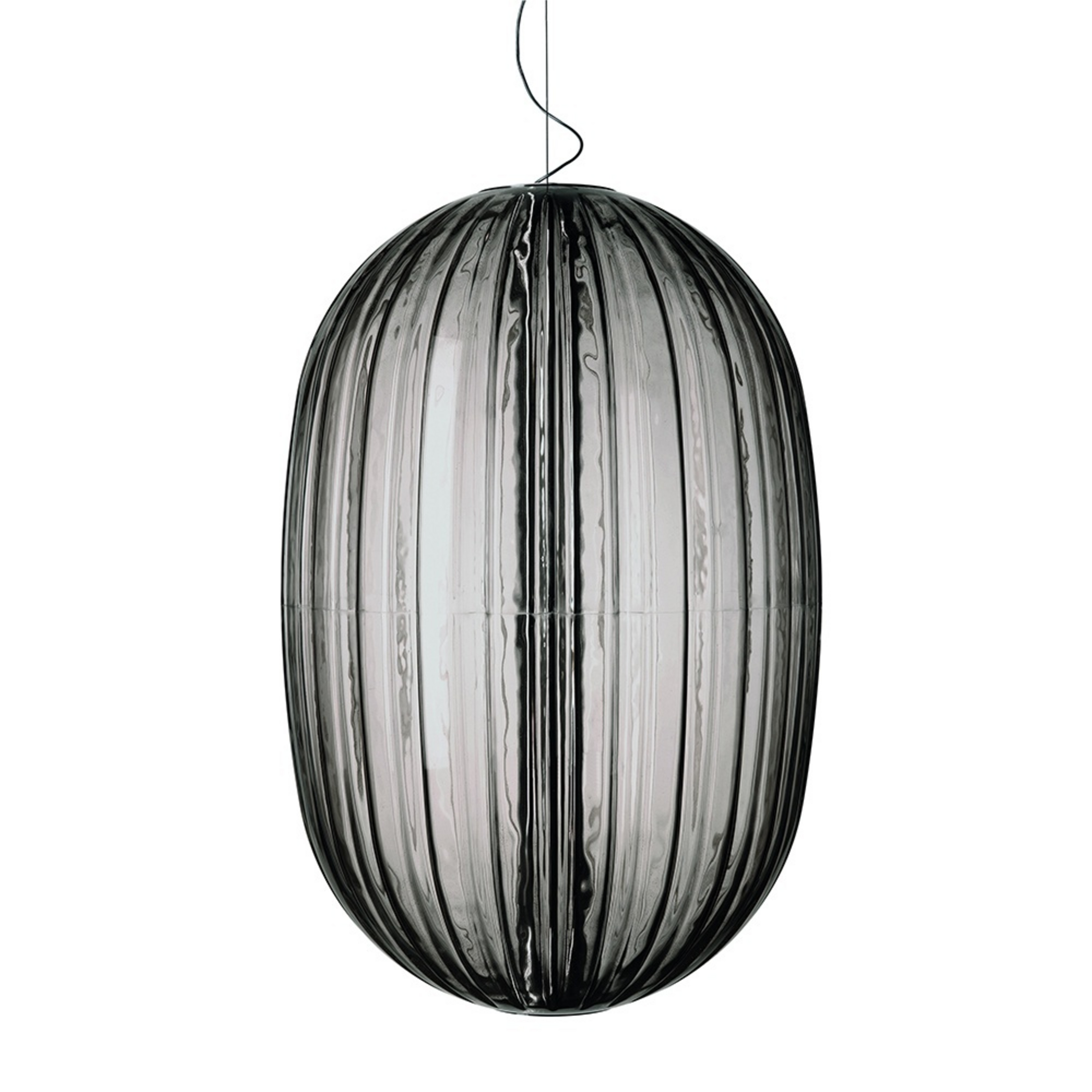 Plass Moyen Suspension Gris 3,2m - Foscarini