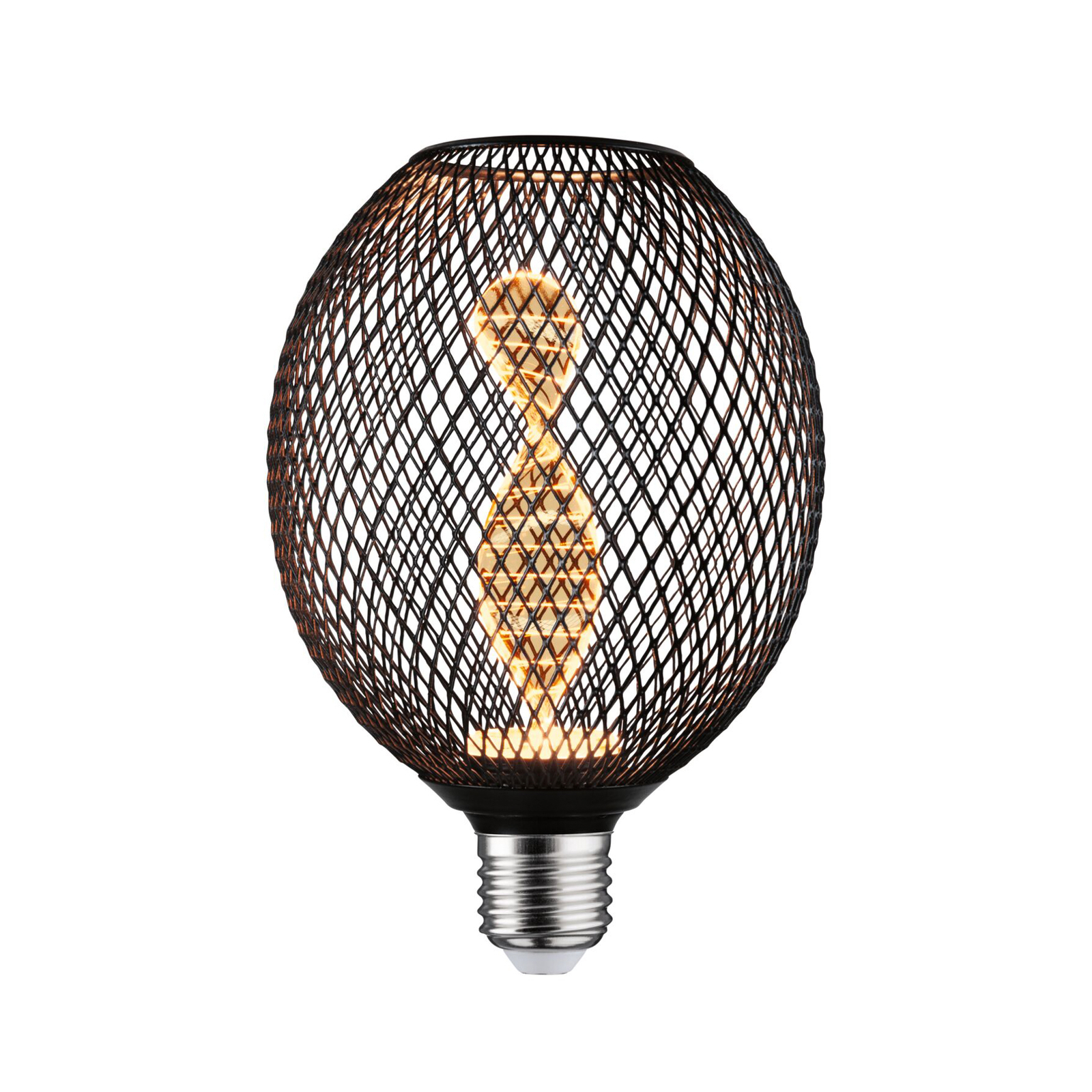 Paulmann LED Metallic Glow Globe Helix E27 czarny
