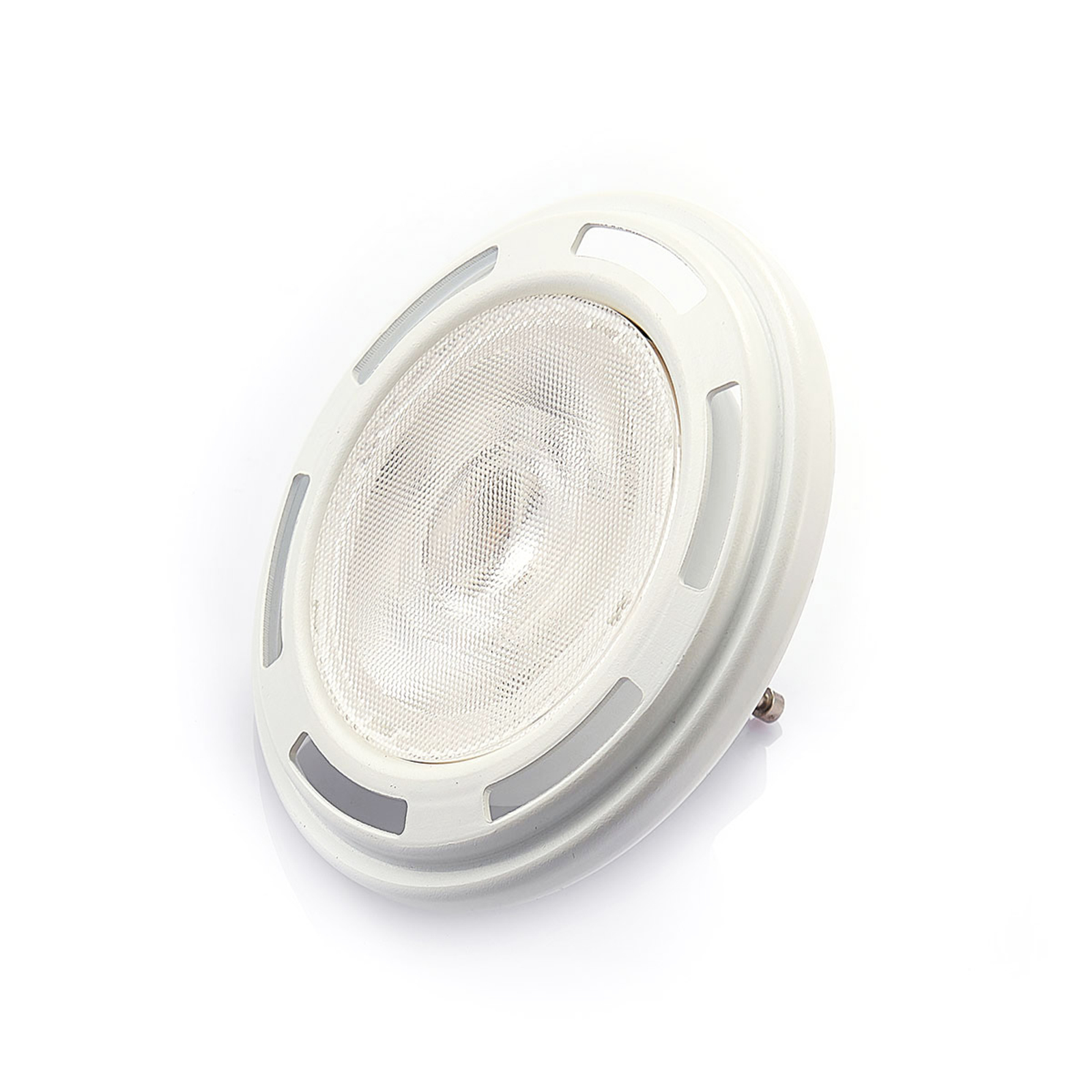 LED reflektor GU10 ES111 11,5W, dimbar 3 000K hvit LED reflektor GU10 ES111 11,5W, dimbar 3 000K sølv